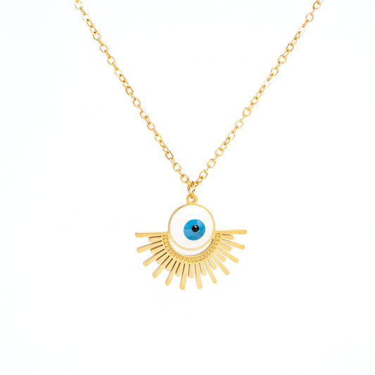 Collar Dorado con colgante de Ojo