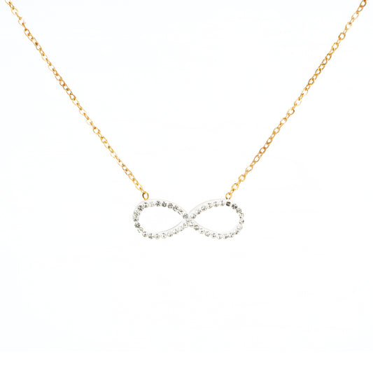 Collar forma Infinito con Zirconia
