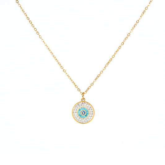 Collar Ojo Turco Zirconia
