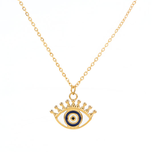 Collar de la Suerte Ojo azul.