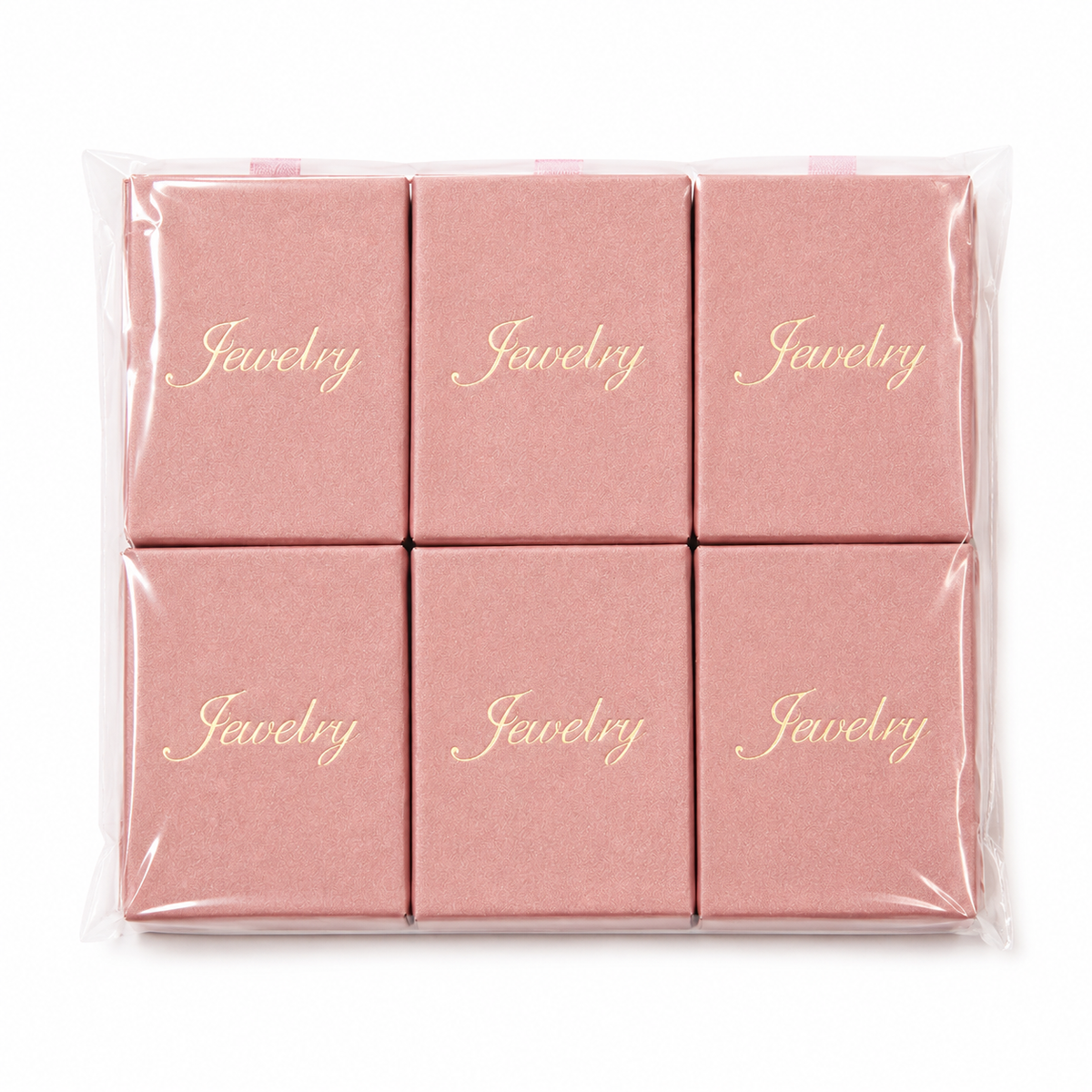 Caja Jewelry M con Asa (Pack 12 Und) - 3 Colores - Rosa