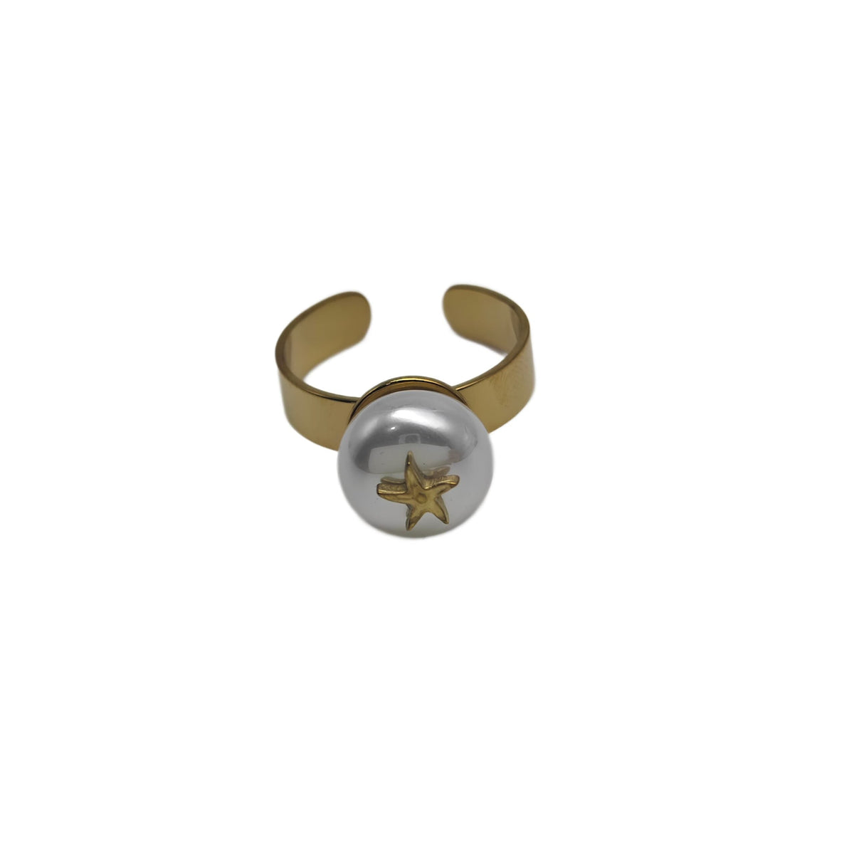 Anillo con perlas