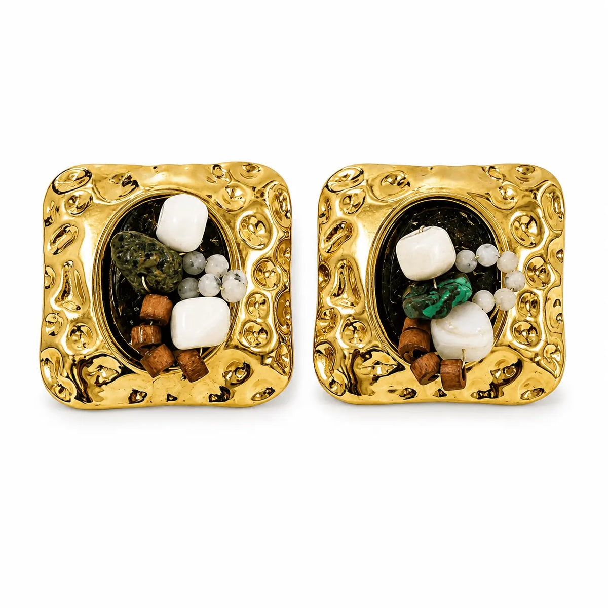 Pendientes de resina