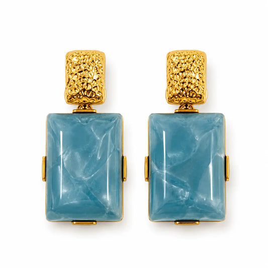 Pendientes de resina