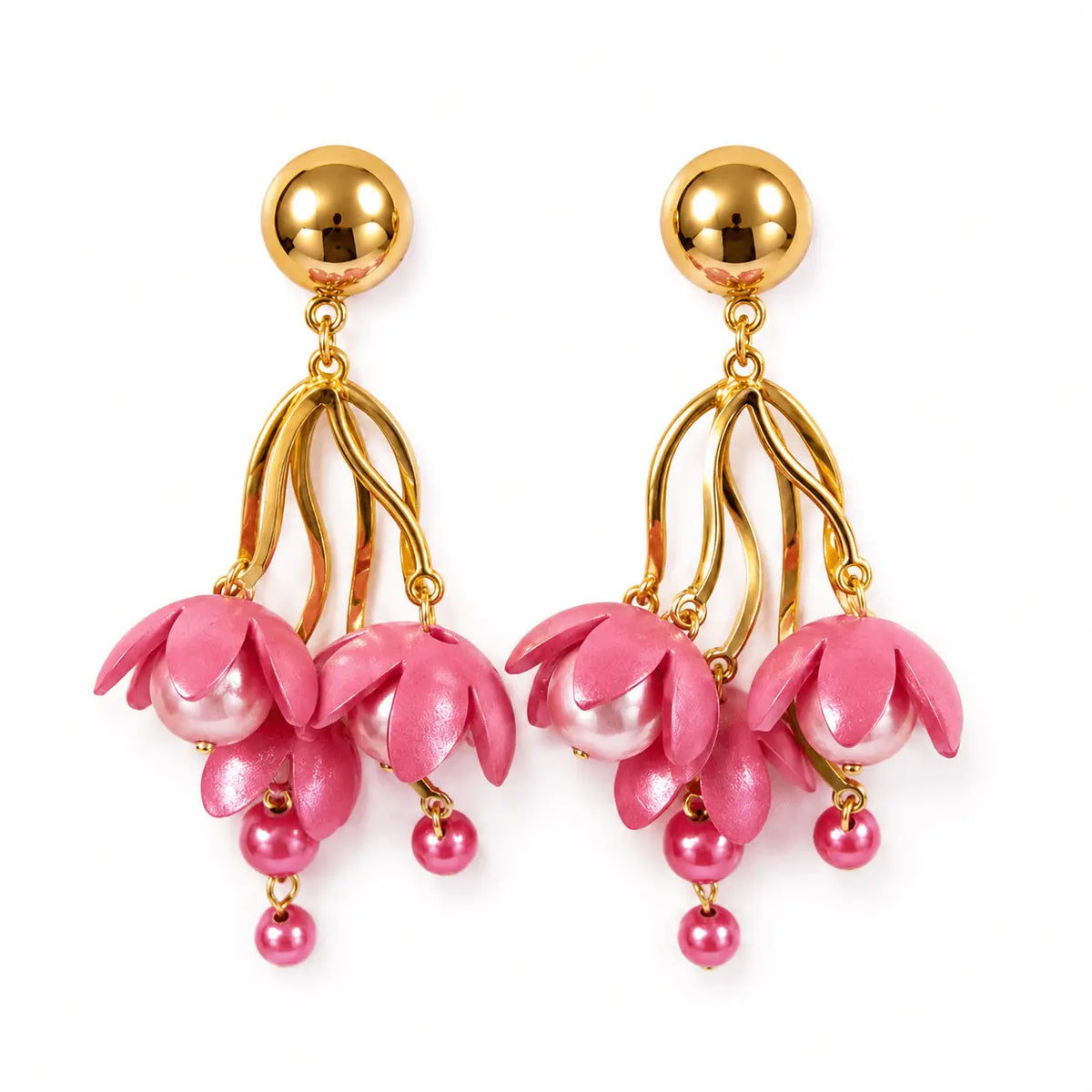 Pendientes de resina