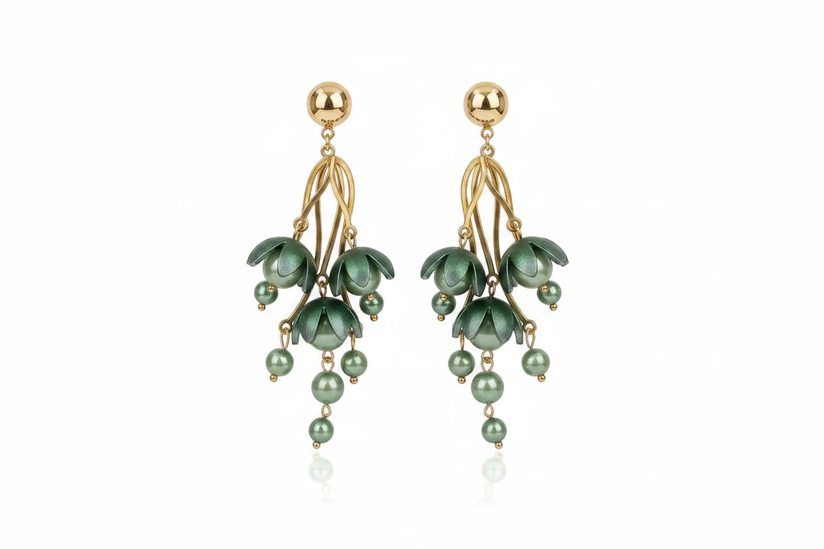 Pendientes de resina