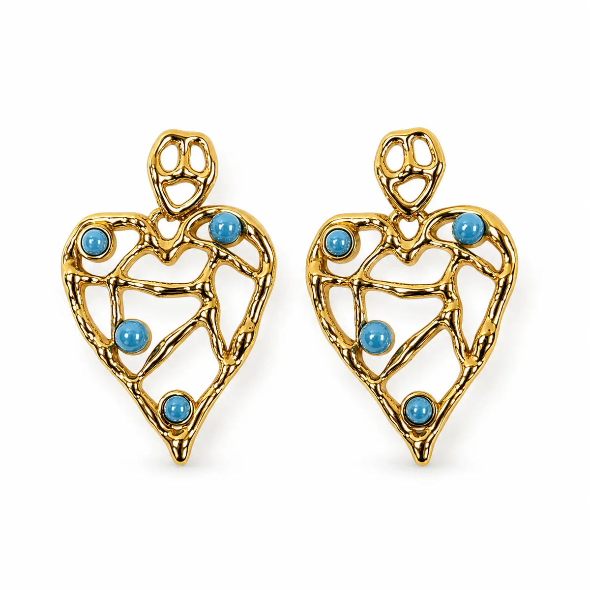 Pendientes de resina