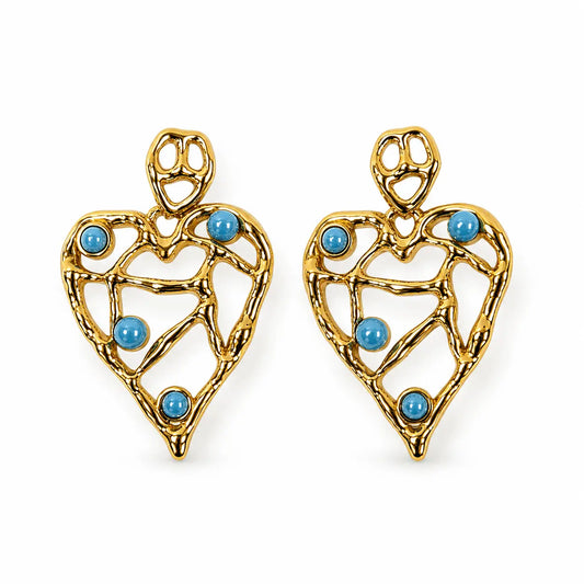 Pendientes de resina