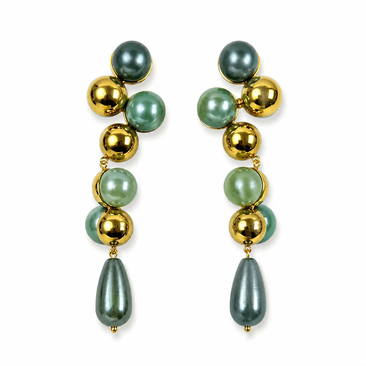 Pendientes de resina