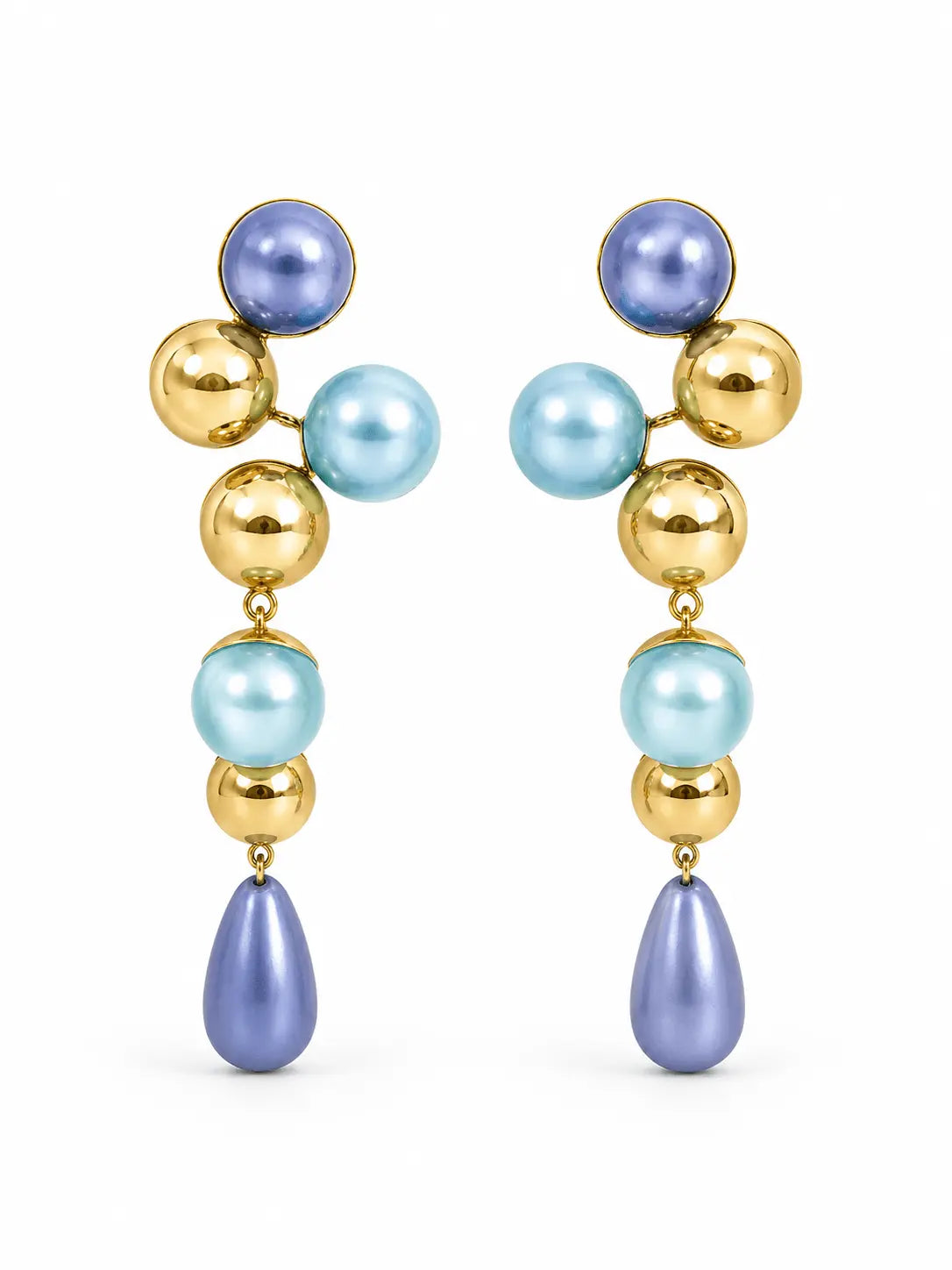 Pendientes de resina