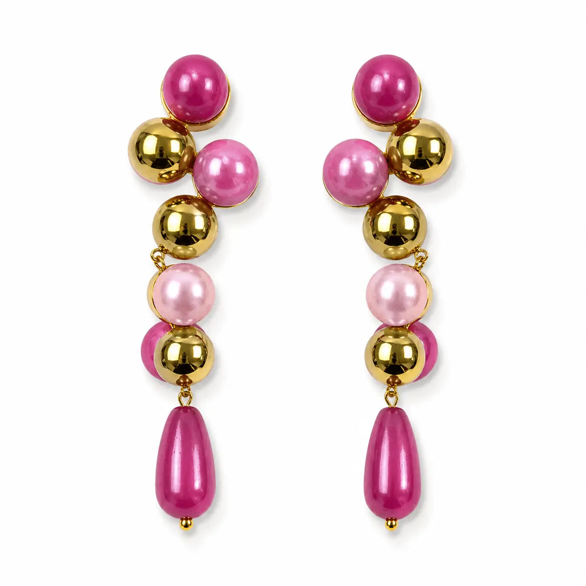 Pendientes de resina