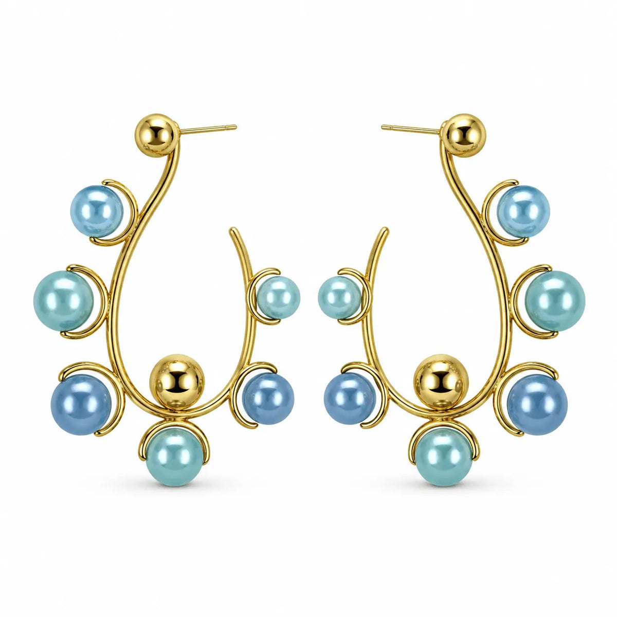 Pendientes de resina