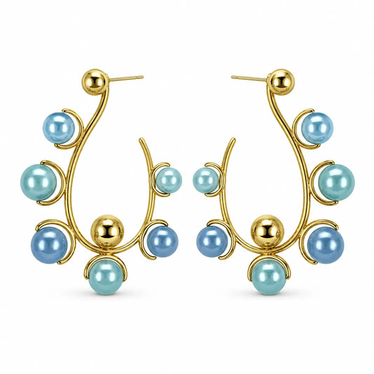 Pendientes de resina