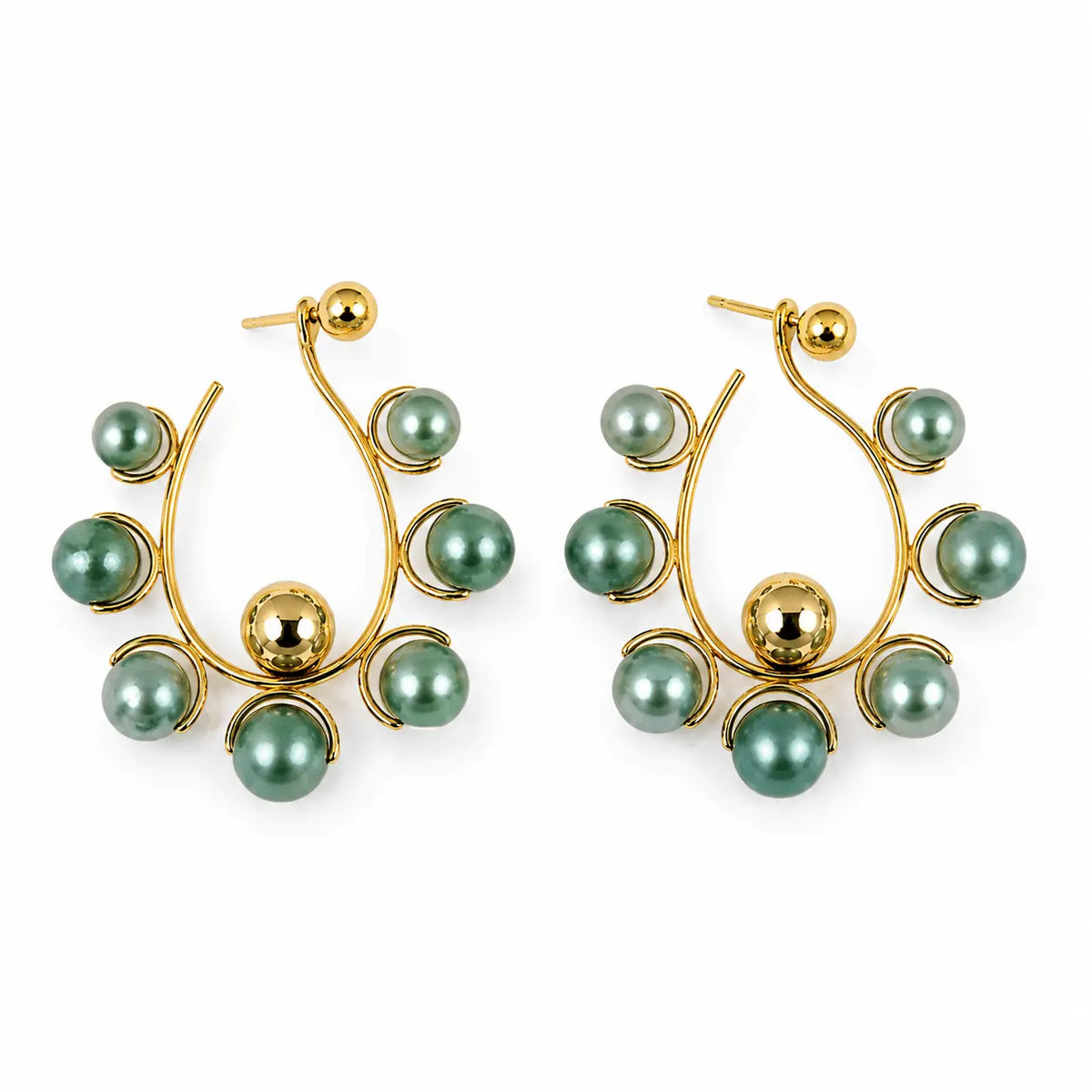 Pendientes de resina