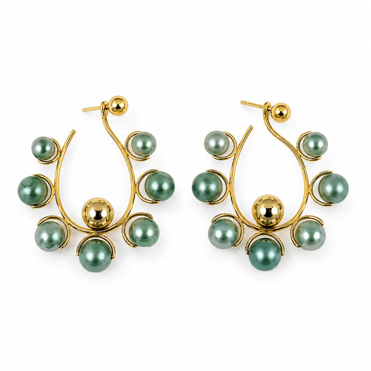 Pendientes de resina
