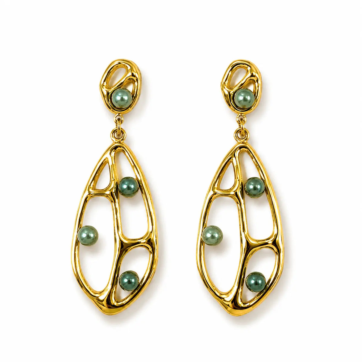 Pendientes de resina