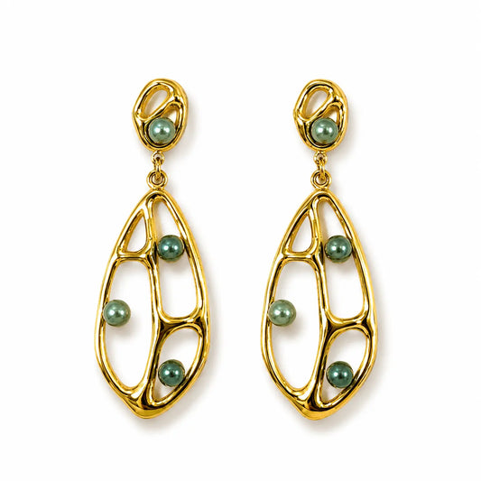 Pendientes de resina