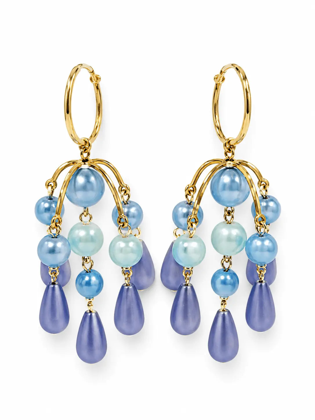 Pendientes de resina