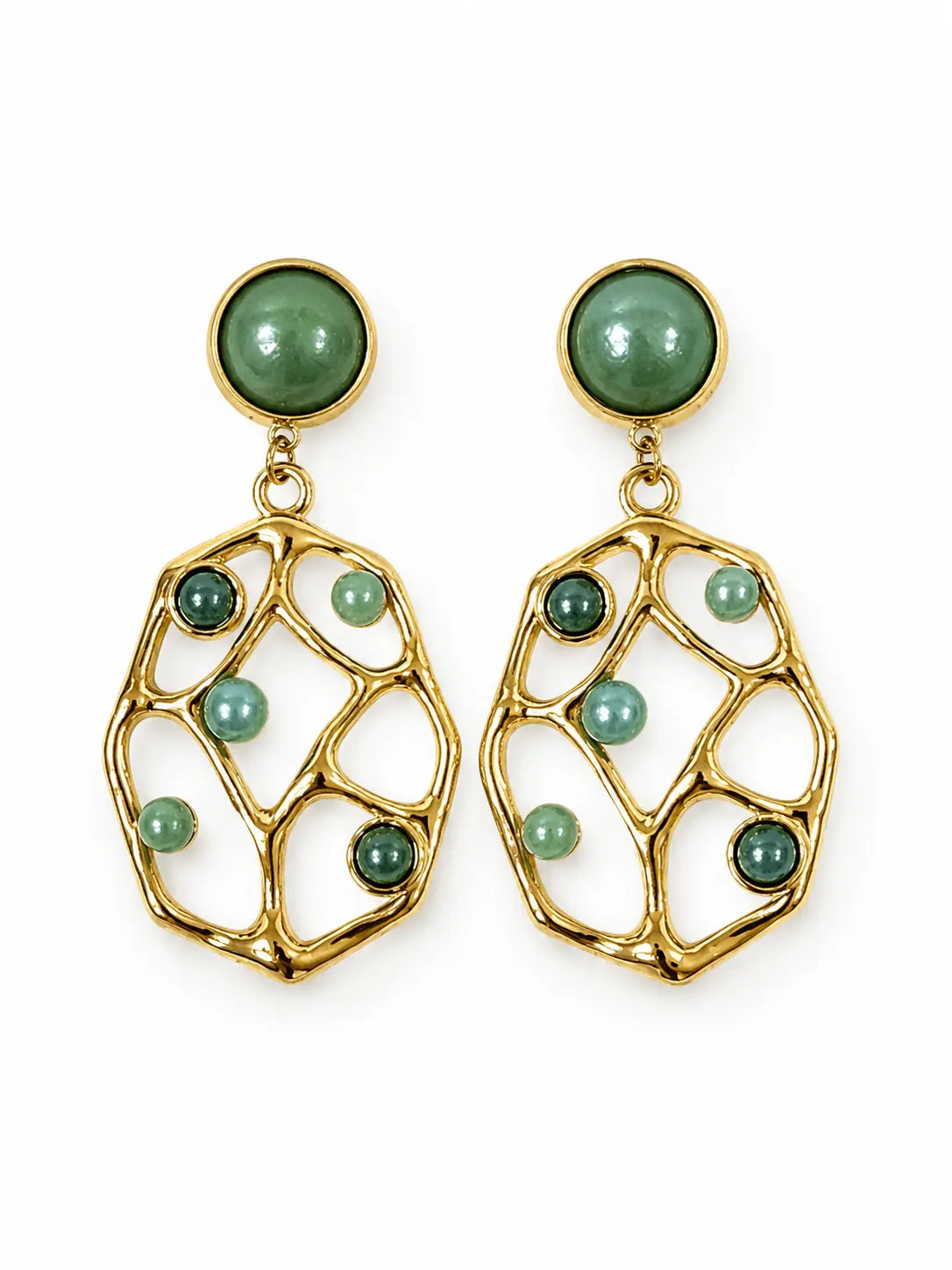 Pendientes de resina
