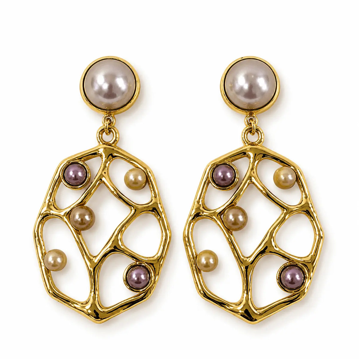 Pendientes de resina