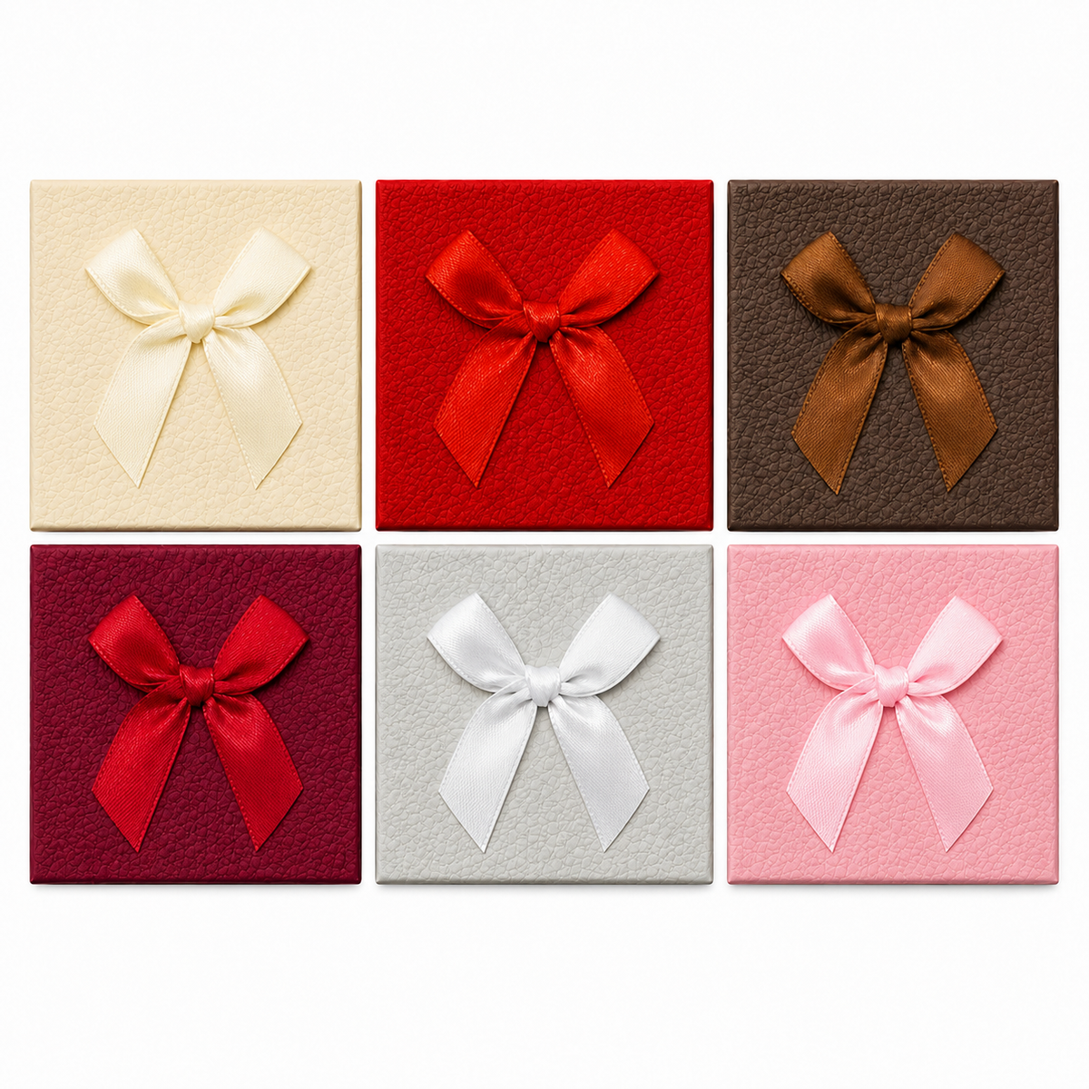 Caja con Lazo G (Pack 12 Und) - 6 Colores - Default Title