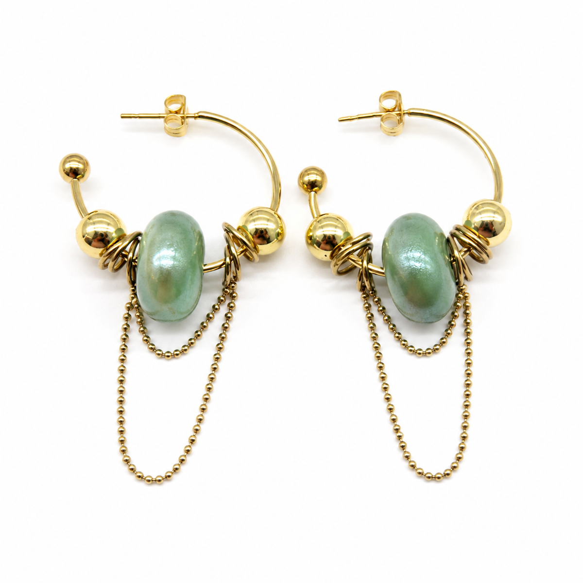 Pendientes dorados