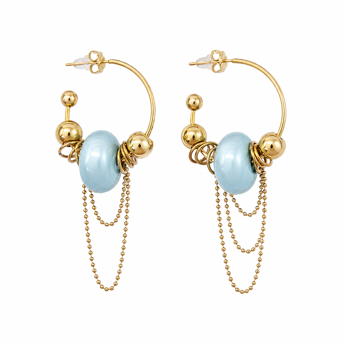 Pendientes dorados